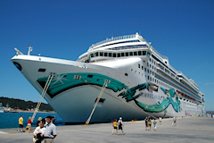 Norwegian Jade Cruise Ship Katakolon Greece